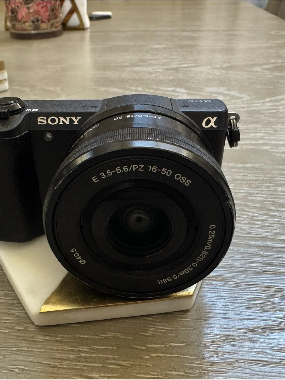 Sony Black Alpha Mirrorless Camera with 16-50mm OSS Lens